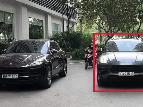 Hà Nội: 2 xe Porsche trùng biển, công an truy tìm người điều khiển xe mang biển giả