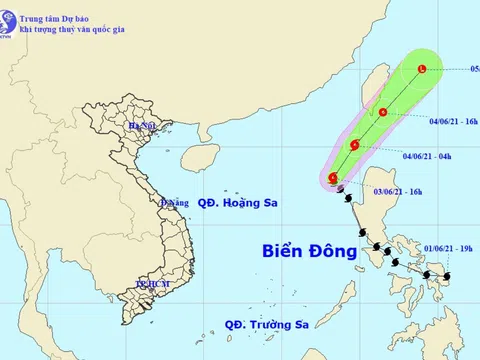 Bão số 1 đổi hướng, miền Bắc sắp mưa to