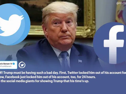 Cựu Tổng thống Mỹ Trump bị cấm dùng Facebook trong 2 năm