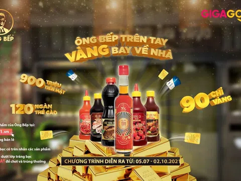 Giga1 khởi động chương trình khuyến mãi “Ông Bếp trên tay - Vàng bay về nhà”