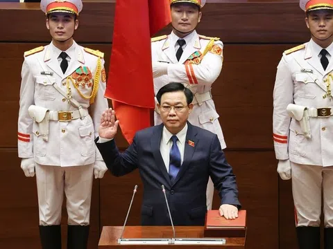 Ông Vương Đình Huệ tuyên thệ nhậm chức Chủ tịch Quốc hội