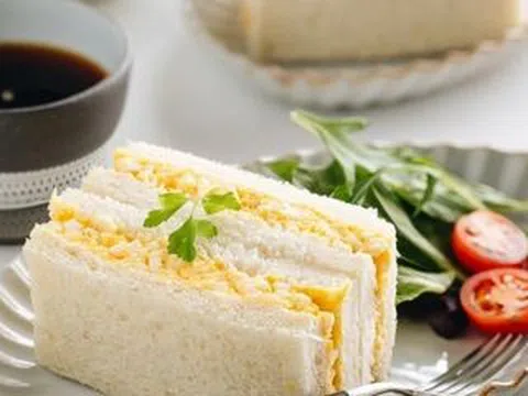 Bánh mì sandwich trứng kiểu Nhật béo ngậy hấp dẫn