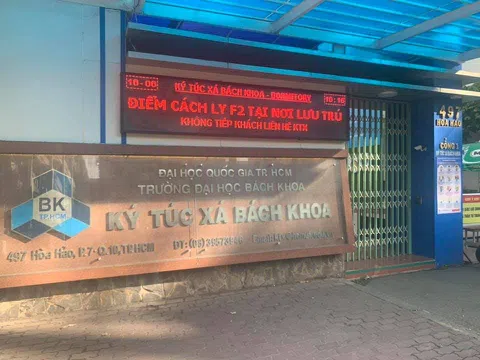 14 sinh viên ở KTX đại học Bách khoa TP.HCM dương tính COVID-19