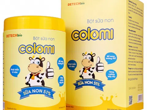 Vi phạm quảng cáo, TPBVSK Bột sữa non Colomi, Công ty Detech bị phạt 25 triệu đồng