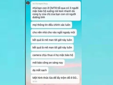 Công an vào cuộc làm rõ thông tin "nhân viên test Covid-19 chuốc thuốc mê để trộm tài sản"