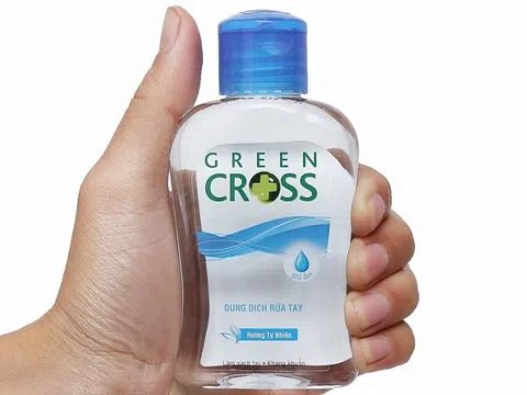 Đình chỉ lưu hành, thu hồi toàn quốc “Dung dịch rửa tay Green Cross hương tự nhiên”
