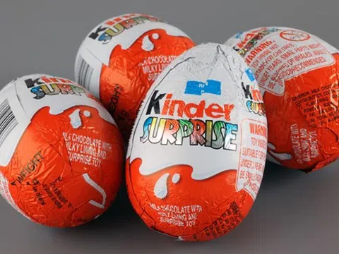 Thu hồi trứng chocolate Kinder Surprise do nghi nhiễm khuẩn salmonella