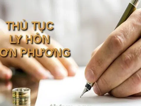 Thủ tục tiến hành đơn phương ly hôn như thế nào?