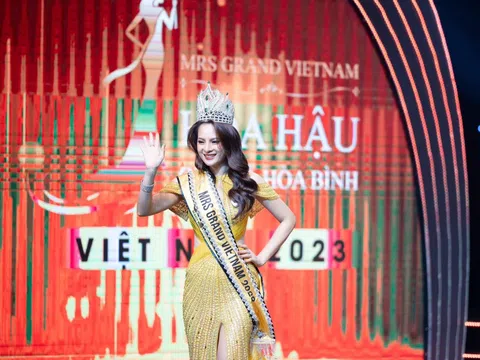 Cựu sinh viên trường Y tế Hải Phòng đăng quang Hoa hậu Quý bà Hòa bình Việt Nam 2023