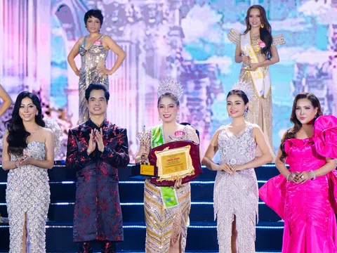 Cựu Hoa khôi Đại học Quốc tế Hồng Bàng đăng quang Hoa hậu Trí tuệ - Hoa hậu Doanh nhân Hương sắc Việt Nam 2025