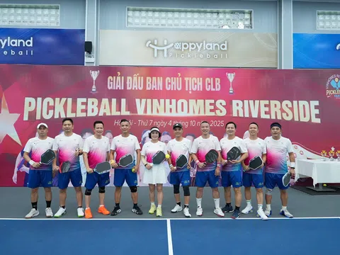 Giải đấu Ban chủ tịch CLB Pickleball Vinhomes Riverside: Tôn vinh những cống hiến thầm lặng