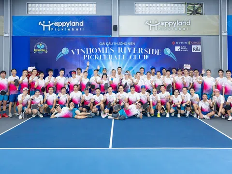 CLB pickleball Vinhomes Riverside tổ chức giải đấu và tiệc sinh nhật lần 2, quyên góp từ thiện gần 1 tỷ đồng