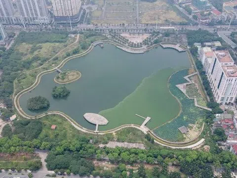 Công viên Phùng Khoang vẫn ngổn ngang sau gần 7 năm thi công