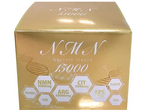 Thực phẩm bảo vệ sức khỏe NMN Quattro liquid 15000 vi phạm pháp luật về quảng cáo