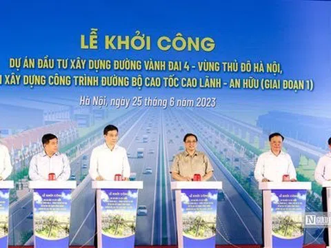 Chính thức khởi công siêu dự án Vành đai 4 - vùng Thủ đô