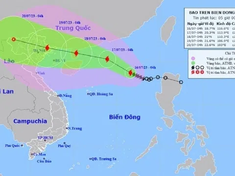 Bão số 1 tăng cấp, dự báo hướng về miền Bắc nước ta