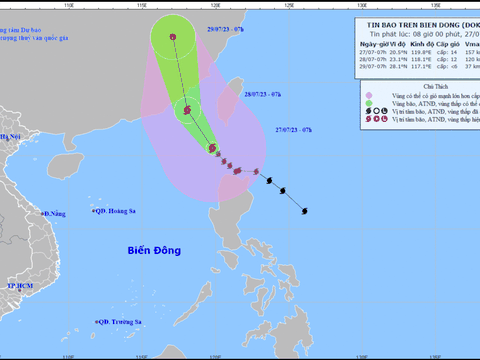 Siêu bão Doksuri giật cấp 17 đã vào Biển Đông, miền Bắc có bị ảnh hưởng?