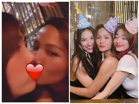 Sao Việt 24h: H'Hen Niê gây choáng khi "khóa môi" đồng giới với đàn chị Á hậu tại tiệc sinh nhật
