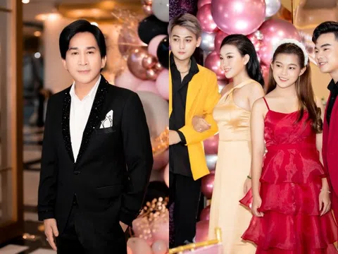 2 con nuôi Phi Nhung hát mừng Kim Tử Long "lên chức"