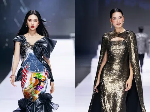 Hoa hậu – Á hậu Miss Universe Vietnam khuấy đảo sàn diễn  AVIFW Thu đông 2025