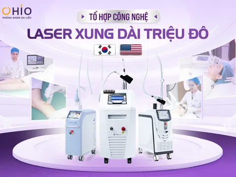 Trị giãn mao mạch bằng tổ hợp laser xung dài tốt nhất Thế Giới