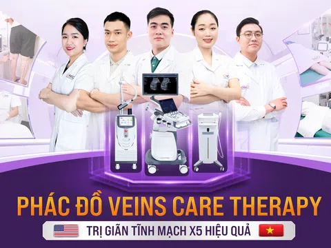 Trị giãn tĩnh mạch bằng Phác đồ Veins Care Therapy hiệu quả gấp 5 lần phương pháp thông thường