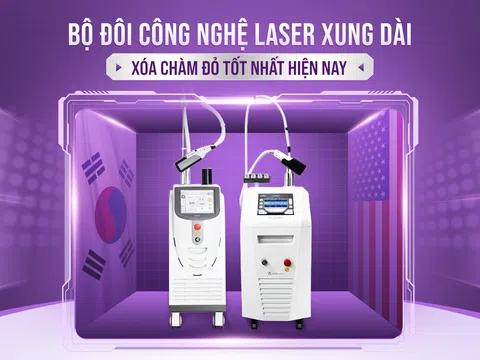 Xóa chàm bớt đỏ, u máu bằng bộ đôi công nghệ laser xung dài an toàn, hiệu quả nhất hiện nay