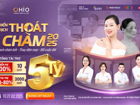 Chiến dịch “Thoát Chàm 2025”: Hỗ trợ lên đến 100% chi phí điều trị cho người bị chàm bớt