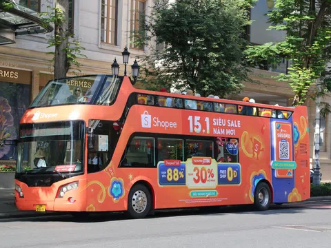 Đón 2026, Shopee “chịu chơi” với bao lì xì khổng lồ phủ sóng khắp phố