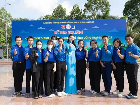 Huỳnh Vy làm Đại sứ Chiến dịch Thanh Niên tình nguyện hè 2024 tỉnh Đồng Tháp