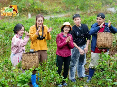 Quyền Linh cùng dàn nghệ sĩ trẻ trải nghiệm hái chè, bát hàu tại Quảng Ninh