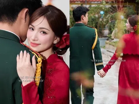 Hòa Minzy tung ảnh tình tứ với người đàn ông mặc quân phục, dân mạng “sốc ngang” rồi mới vỡ lẽ