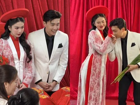 Quốc Trường lộ ảnh cưới với Ngọc Trinh khi chụp ảnh cưới, Midu thốt 8 từ gây chú ý