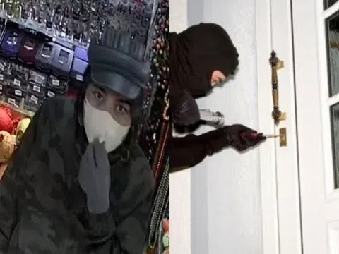 Camera ghi lại khoảnh khắc tên trộm táo tợn lẻn vào cửa hàng trên phố cổ mánh khóe tinh vi