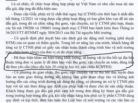 Ai hưởng lợi từ phiên đấu giá ở tổng công ty Đường sắt Việt Nam - Bài 1: Giá chênh lệch “khủng” và những tiêu chí khó