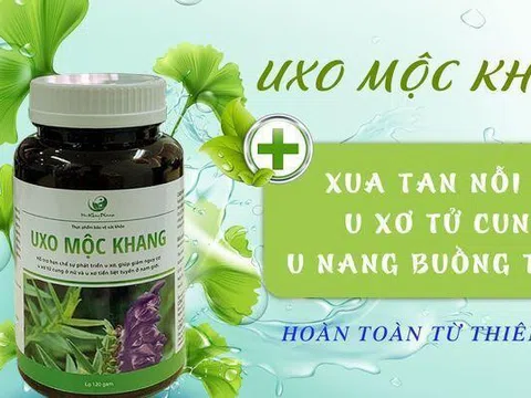 TPBVSK Uxo Mộc Khang quảng cáo gây hiểu nhầm tác dụng như thuốc chữa bệnh