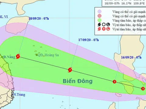 Áp thấp nhiệt đới hướng vào Biển Đông, nguy cơ thành bão giật cấp 11