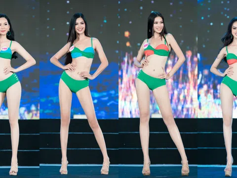Hoa hậu Việt Nam 2020: Bùng nổ phần thi bikini của Top 40