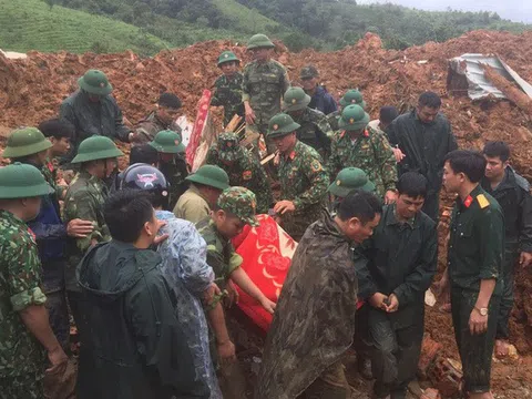 Tìm thấy thi thể thứ 16 trong vụ sạt núi ở Quảng Trị