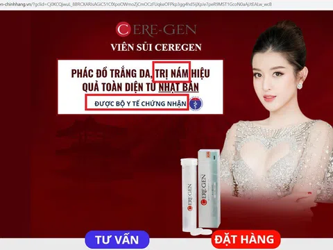 Lật tẩy chiêu ‘thổi phồng’ chất lượng sản phẩm Viên sủi CereGen, ‘gài bẫy’ người dùng?