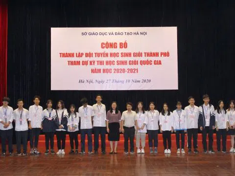 184 học sinh Hà Nội tham dự kỳ thi chọn học sinh giỏi Quốc gia