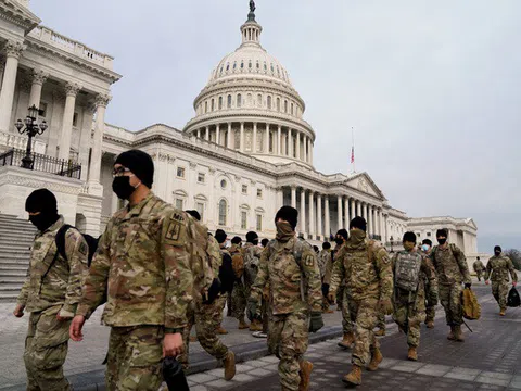 Mỹ huy động 25.000 vệ binh quốc gia bảo vệ lễ nhậm chức của ông Biden