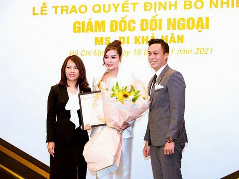 Hoa hậu Di Khả Hân: ‘Tôi tin mình có thể hoàn thành đối vai trò giám đốc đối ngoại’