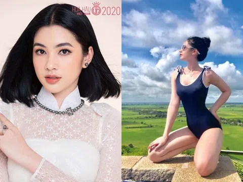 Vẻ đẹp của cô gái 18 tuổi giấu bố mẹ đi thi, vào chung kết Hoa hậu Việt Nam