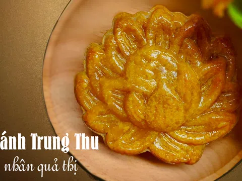 Công thức làm bánh trung thu nhân quả thị ngon hết nấc của mẹ trẻ, cách làm cũng sáng tạo không ngờ