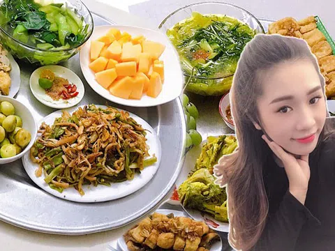 Ghen tị với những mâm cơm hấp dẫn của nàng dâu đảm xinh đẹp nấu tặng gia đình chồng