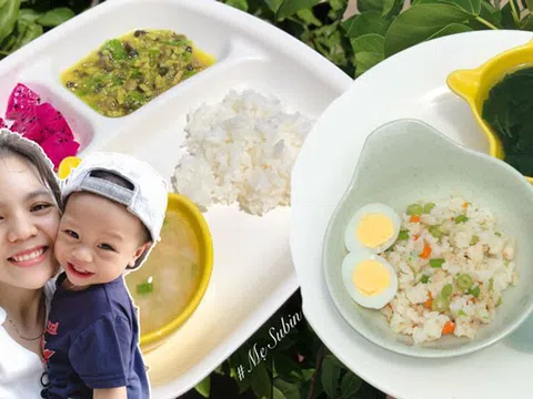 Mẹ trẻ 9X xinh đẹp chia sẻ kinh nghiệm cho con ăn dặm "cả thế giới” cực hay