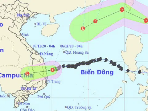 Áp thấp nhiệt đới trên vùng biển Quảng Ngãi - Phú Yên, gió giật cấp 8