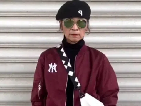 Bà cụ 60 tuổi ăn mặc sành điệu như giới trẻ
