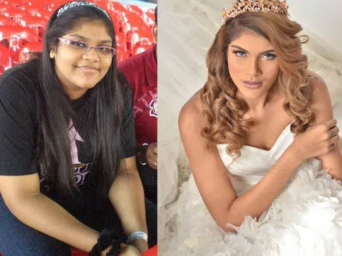 Trước khi sở hữu 3 vòng với "số đo vàng", Hoa hậu Trái Đất Malaysia từng nặng 104 kg